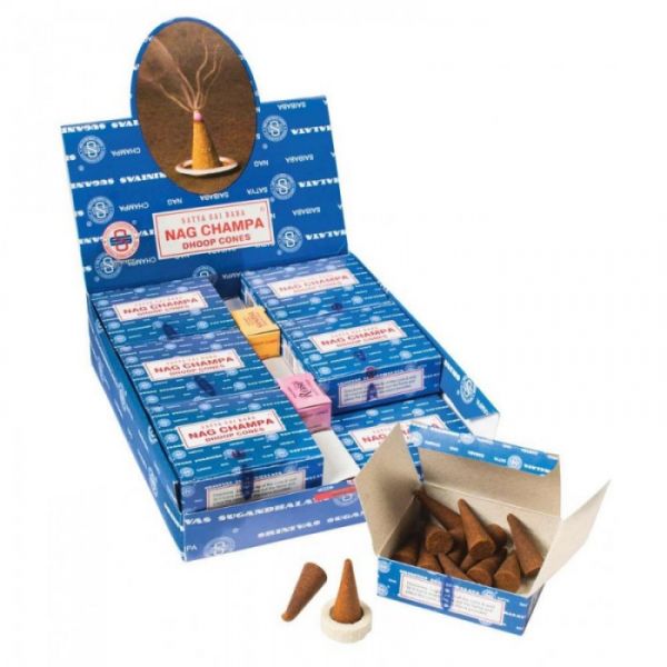 Аромаконусы Наг Чампа Сатья Satya Nag Champa Cone 20 грамм