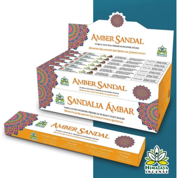 Аромапалички пилкові Himalaya Mandala Amber Sandal 15 грамм Амбер Сандал