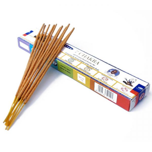 Аромапалички пилкові натуральні 7 Чакр SATYA PREMIUM 7 CHAKRA