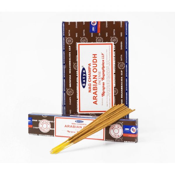Аромапалички пилкові натуральні Арабський УД SATYA ARABIAN OUDH (ПЛОСКА ПАЧКА)