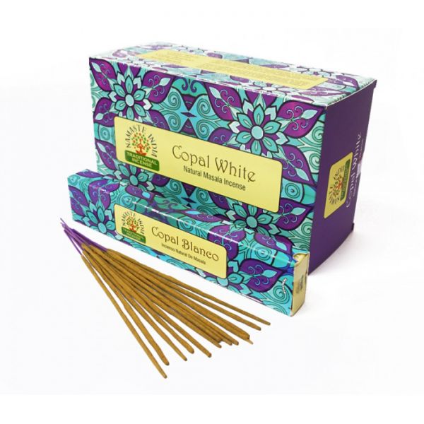 Аромапалички пилкові натуральні Білий Копал NAMASTE INDIA White Copal