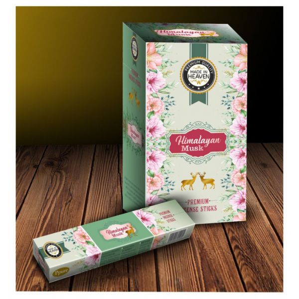 Аромапалички пилкові натуральні Гімалайський мускус MADE IN HEAVEN Himalayan Musk