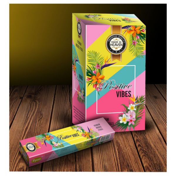 Аромапалички пилкові натуральні Хороші вібрації MADE IN HEAVEN Positive Vibes