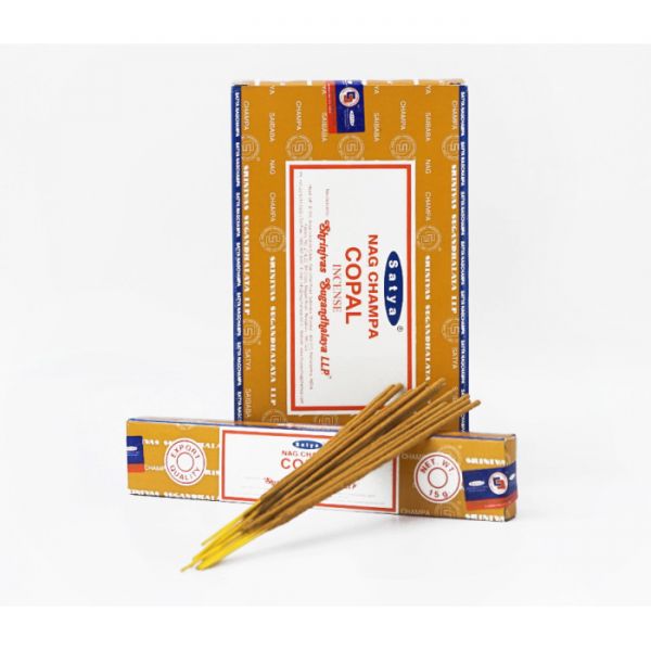 Аромапалички пилкові натуральні Копал SATYA COPAL (ПЛОСКА ПАЧКА)