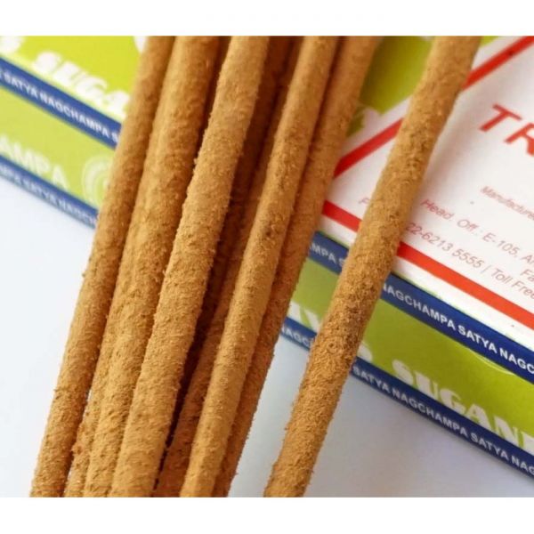 Ароматичні палички пилкові натуральні  Лимонна трава SATYA TROPICAL LEMON GRASS (ПЛОСКА ПАЧКА)