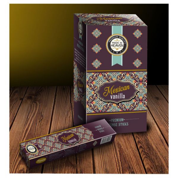 Аромапалички пилкові натуральні Мексиканська Ваніль MADE IN HEAVEN Mexican Vanilla