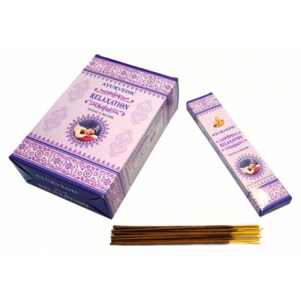 Аромапалочки пыльцевые натуральные Расслабление Ayurvedic Ralaxation (плоская пачка)