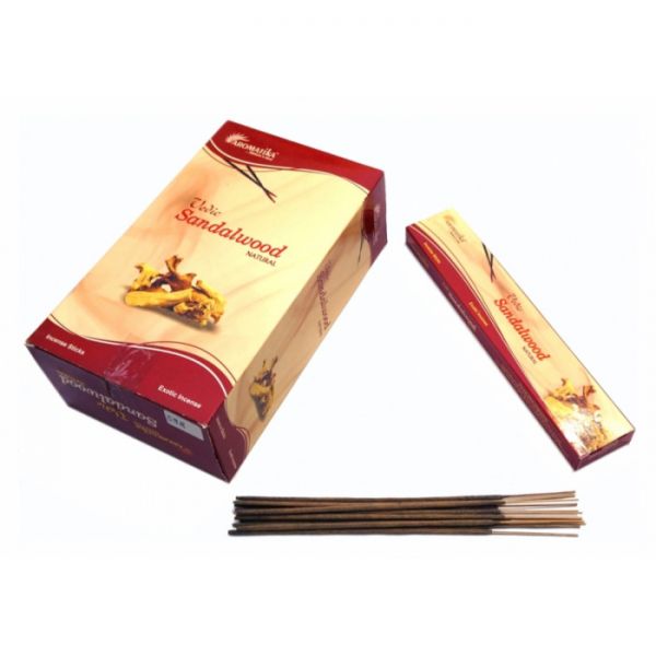 Аромапалочки пыльцевые натуральные Сандаловое дерево Aromatika Vedic Sandalwood