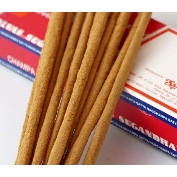 Ароматичні палички пилкові натуральні Сатья Індійська Роза SATYA INDIAN ROSE (ПЛОСКА ПАЧКА)