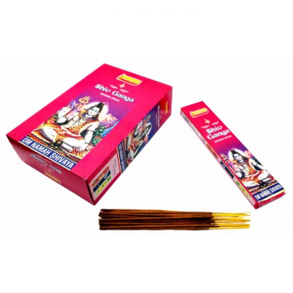 Ароматичні палички пилкові натуральні Шив Ганга SANDESH SHIV GANGA