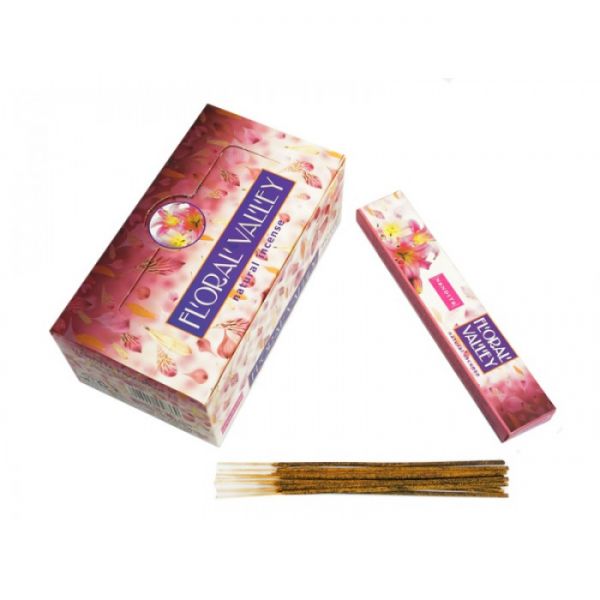 Ароматичні палички пилкові натуральні Квіткова Долина Nandita Floral Valley