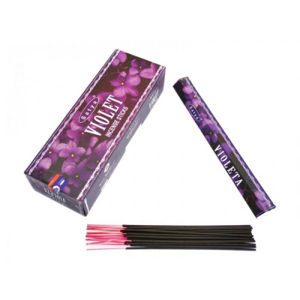 Ароматичні палички Фіалка Satya VIOLET (шестигранник)