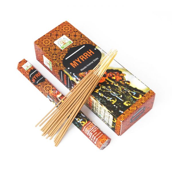 Ароматичні палички NAMASTE INDIA MYRRH Мірра (шестигранник)