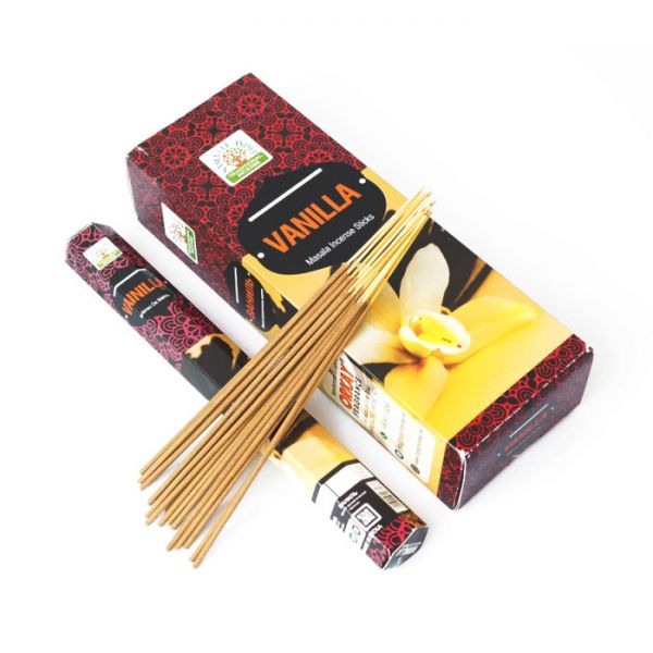 Ароматичні палички NAMASTE INDIA VANILLA Ваніль (шестигранник)