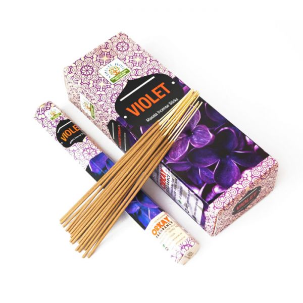 Ароматичні палички NAMASTE INDIA VIOLET Фіалка (шестигранник)