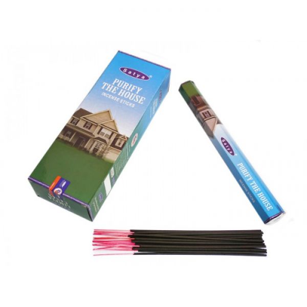 Ароматические палочки Очищение дома Satya PURIFY THE HOUSE (шестигранник)