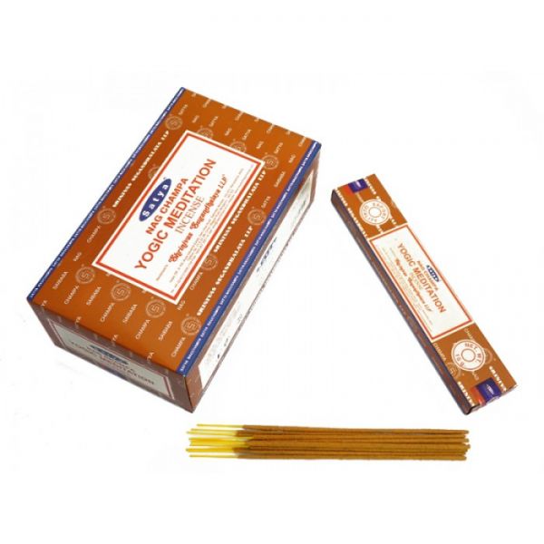 Ароматическиечні  палички пилкові    Сатья Йога Медитація  Yogic Meditation Satya (ПЛОСКАЯ ПАЧКА) 