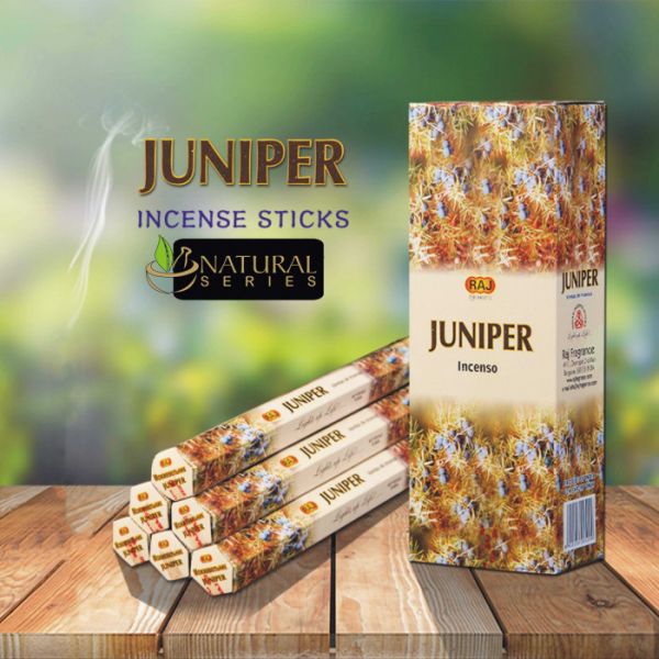 Ароматичні палички RAJ JUNIPER (шестигранник) Ялівець