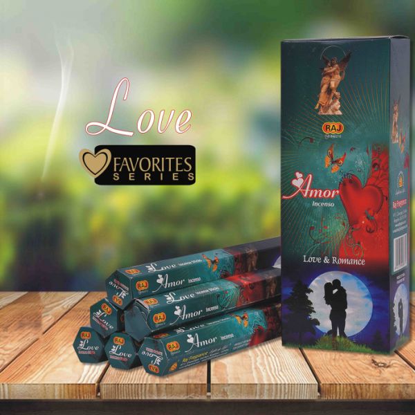 Ароматичні палички RAJ LOVE (шестигранник) Кохання