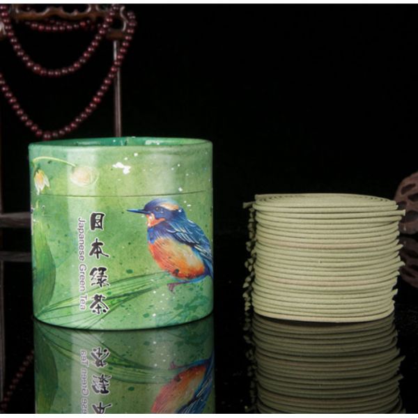 Пахощі спіраль безосновні Зелений чай 48 шт