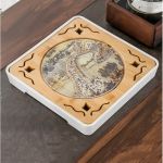 Чабань квадратный ФЕСТИВАЛЬ ЦИНМИН белый