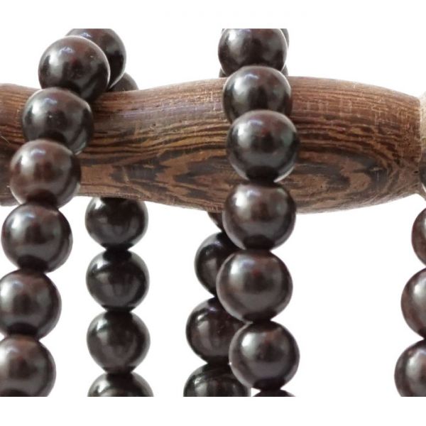 Чотки 108 бусин 8мм ЕБЕНОВЕ ДЕРЕВО