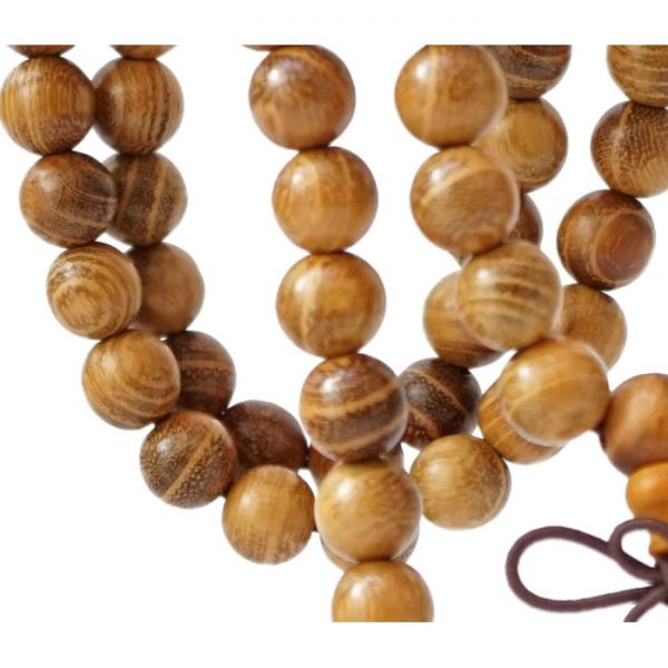 Чотки 108 бусин 8мм ТИГРОВИЙ САНДАЛ