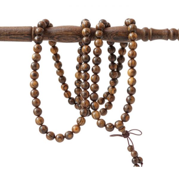 Чотки 108 бусин 8мм ЗОЛОТЕ ДЕРЕВО