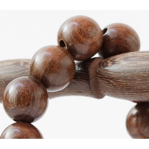 Чотки 15 намистин 15мм ЧОРНА ГРУША