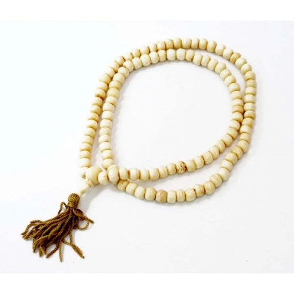 Чотки з кістки Натуральний колір 8мм 108 намистин