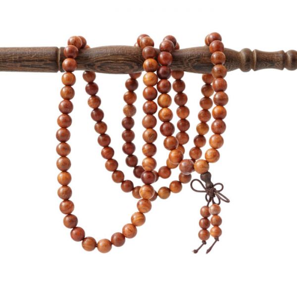 Чотки 108 бусин 8мм ДЕРЕВО КРОВАВОГО ДРАКОНА