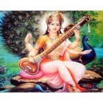 Картина со светодиодами Сарасвати