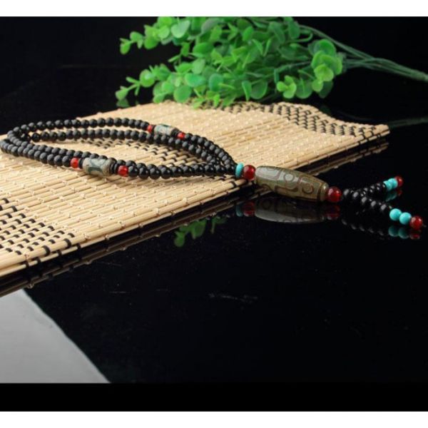 Кольє Зелена ДЗИ 9 очей