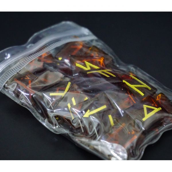 Набір РУН для ворожіння Сердолік полімерний