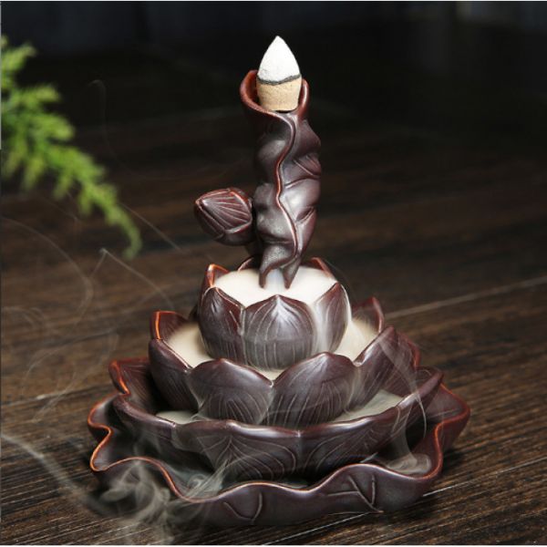 Підставка Рідкий дим кераміка "Лотос, що розпускається"