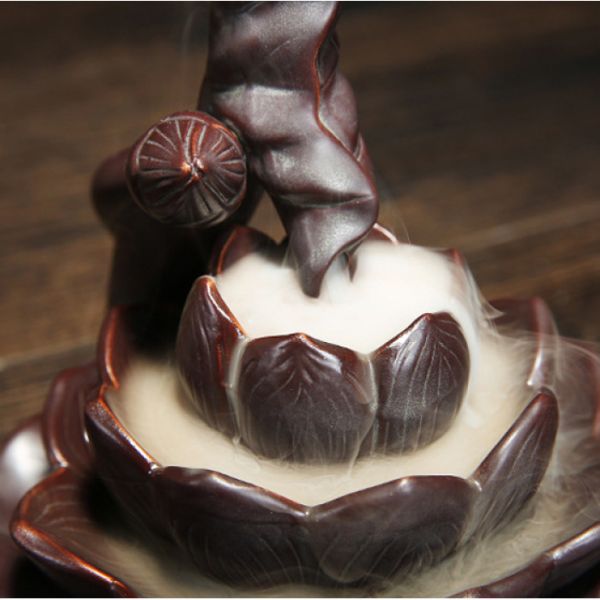 Підставка Рідкий дим кераміка "Лотос, що розпускається"