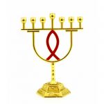 Подсвечник Менора латунный на 7 свечей №2