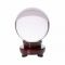 Шар "кришталевий" настільний на дерев'яній підставці 10 см.