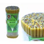 Свечи восковые церковные пучек 1 кг ( 167 шт) Натуральный цвет №60